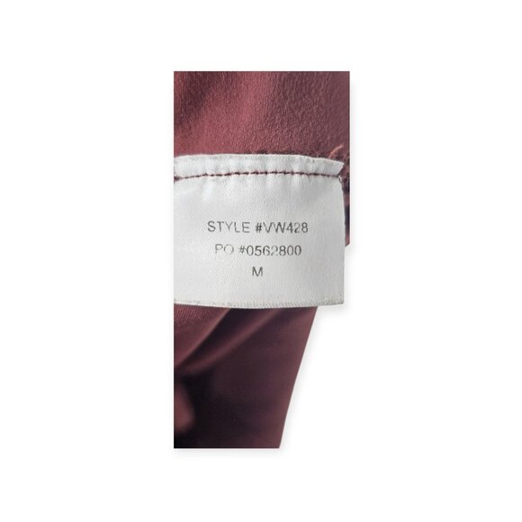 Vuori | Performance Leggings | Women's | Medium | Rust/Brown | Ribbed Waist - Picture 9 of 9